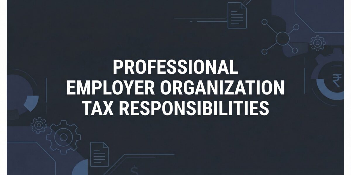 Professional Employer Organization Tax Responsibilities: What Business Owners Actually Need to Know