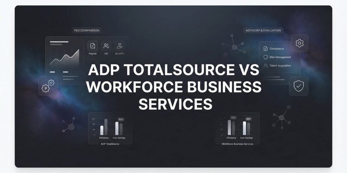 ADP TotalSource vs Workforce Business Services: Which PEO Fits Your Business in 2026