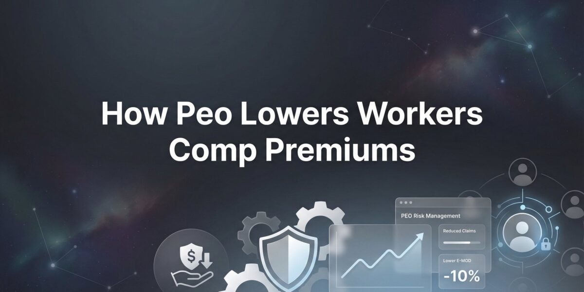 How a PEO Lowers Workers Comp Premiums: The Mechanics Behind Real Savings