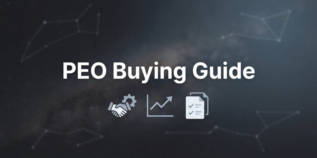 PEO Buying Guide: How to Evaluate, Compare, and Select the Right Provider