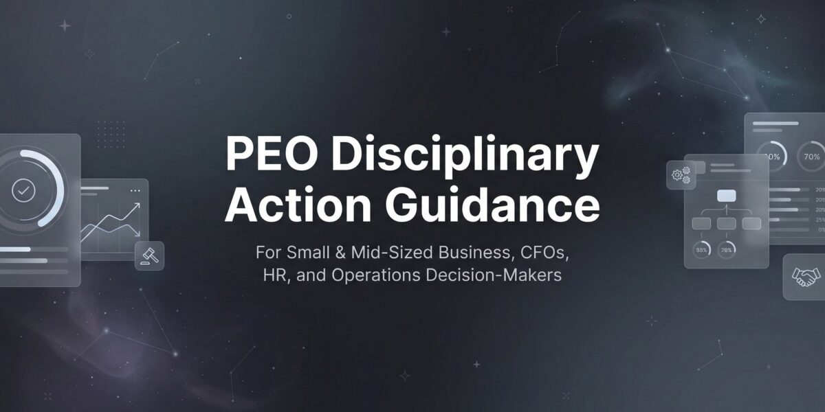 How to Handle Disciplinary Action When You Have a PEO: A Step-by-Step Process