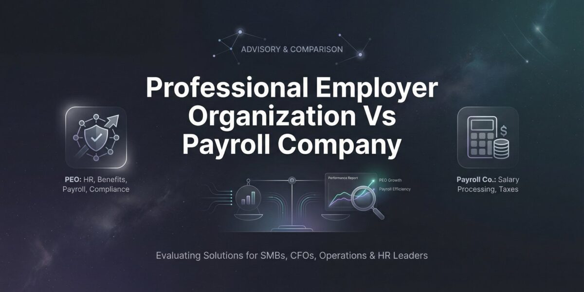 PEO vs Payroll Company: 8 Top Providers Compared for 2026