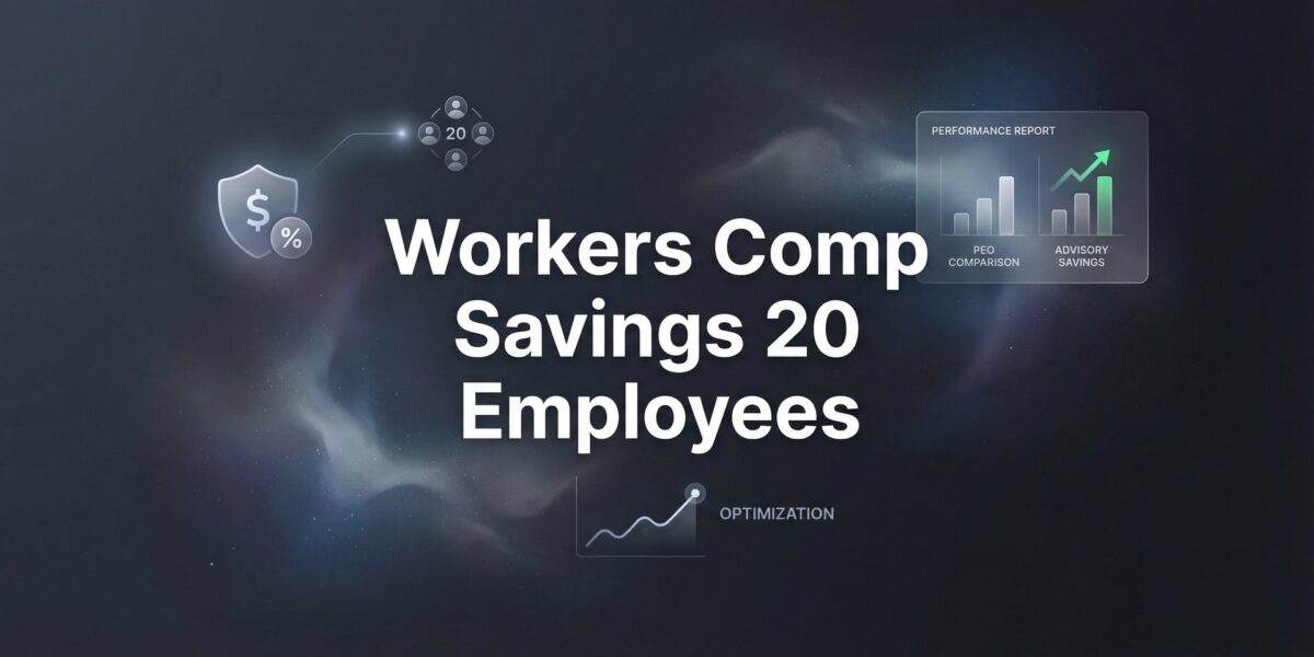 Workers Comp Savings for 20 Employees: What Small Businesses Actually Save