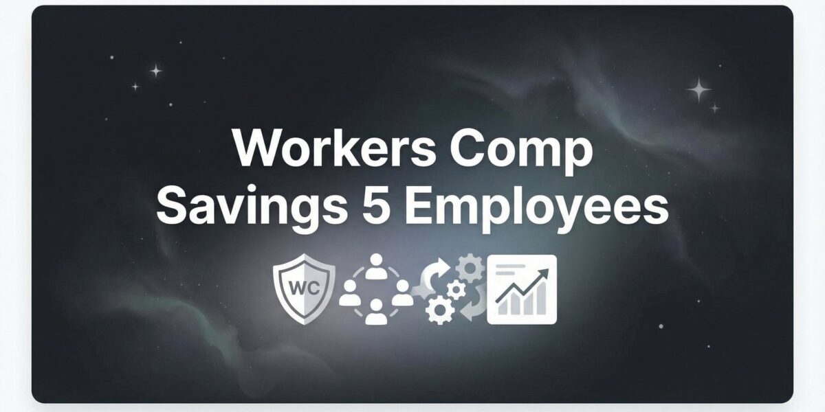 Workers Comp Savings for 5 Employees: What’s Actually Realistic Through a PEO