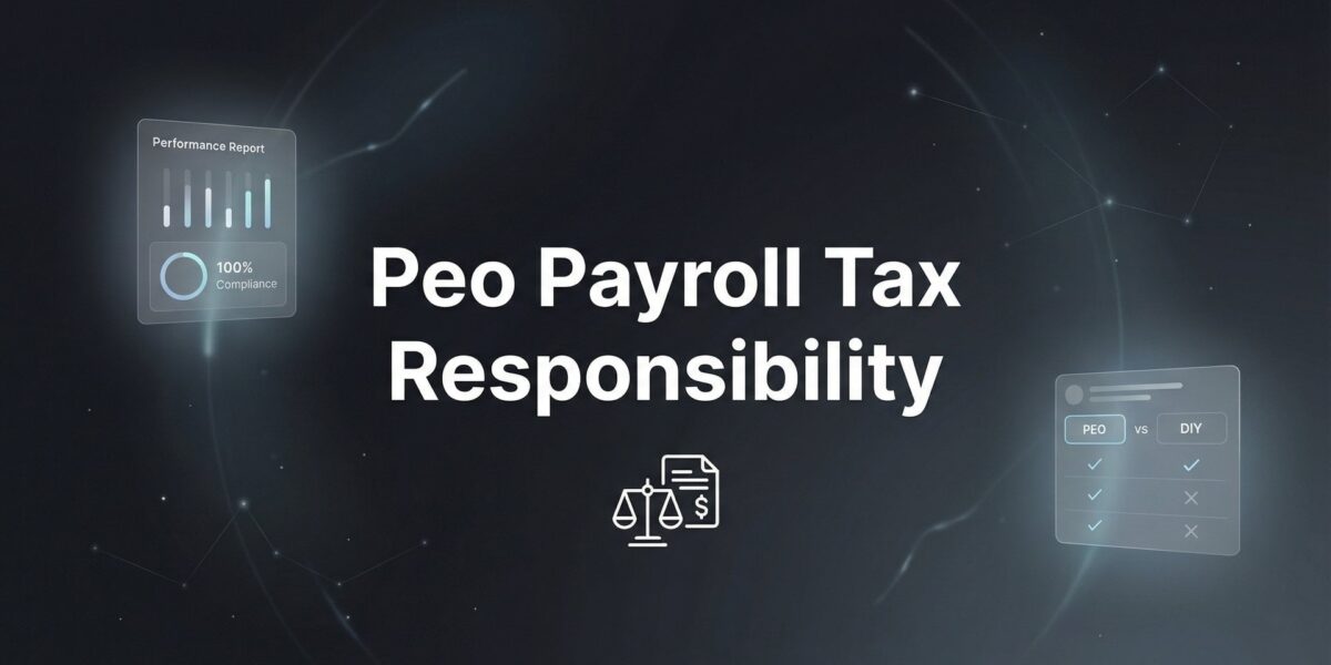 PEO Payroll Tax Responsibility: Who Actually Handles What (And What Stays on You)