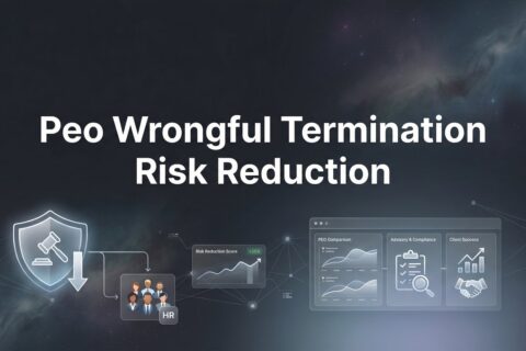 PEO Wrongful Termination Risk Reduction: What Actually Changes When You Co-Employ