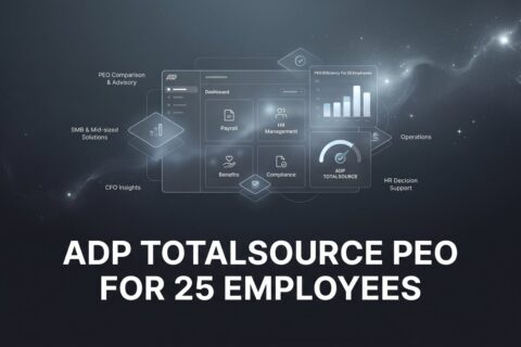 ADP TotalSource PEO for 25 Employees: What It Actually Looks Like at This Size