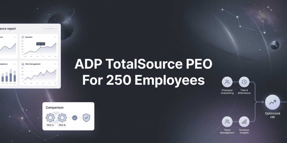 ADP TotalSource PEO for 250 Employees: What Changes at This Headcount Tier
