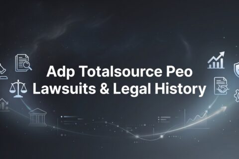 ADP TotalSource PEO Lawsuits & Legal History: What Business Owners Should Know