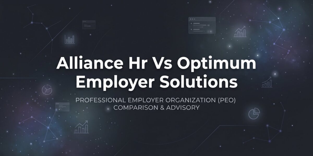 Alliance HR vs Optimum Employer Solutions: 8 PEO Providers Worth Comparing in 2026
