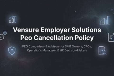 How to Cancel Your Vensure Employer Solutions PEO Contract: A Step-by-Step Guide